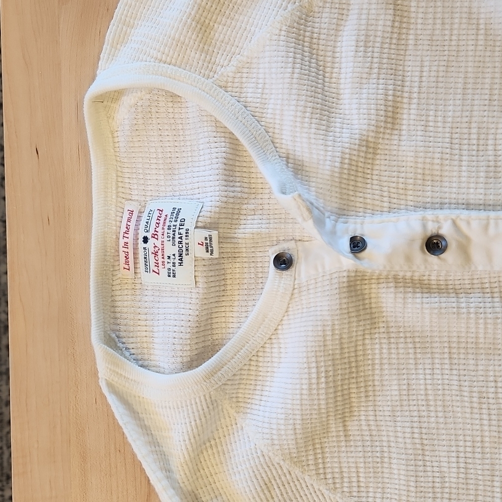 Lucky Brand light cream thermal